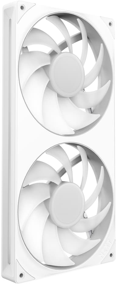 NZXT F280 RGB Core 280 mm Unibody tuuletin (valkoinen)