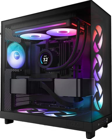 NZXT F280 RGB Core 280 mm Unibody tuuletin (musta)
