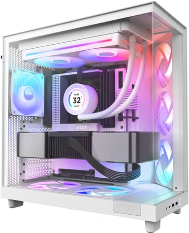 NZXT F360 RGB Core 360 mm Unibody tuuletin (valkoinen)