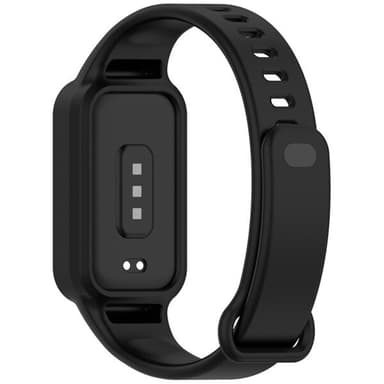 Silikoniranneke Redmi Band 3 / Xiaomi Smart Band 9 Active - Svart