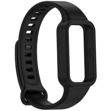 Silikoniranneke Redmi Band 3 / Xiaomi Smart Band 9 Active - Svart