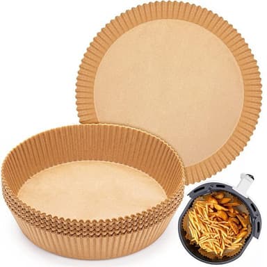 Pyöreä leivinpaperi Airfryeriin 20 cm - 100 kpl - Medium