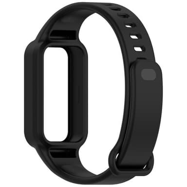 Silikoniranneke Redmi Band 3 / Xiaomi Smart Band 9 Active - Svart