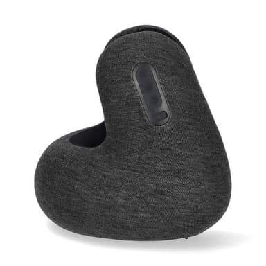 Nedis-matkatyyny, jossa on sisäänrakennetut Bluetooth-kuulokkeet ja passiivinen melunvaimennus