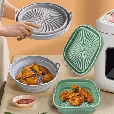 Silikonialusta Air Fryer - 19,5cm