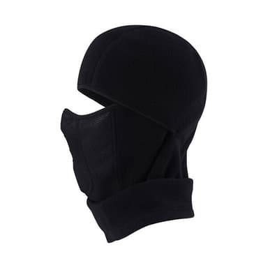 Balaclava / Hiihtonaamari tuulenpitävällä fleecellä - Musta