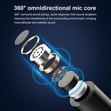 Langattomat Puluz Lavalier-mikrofonit USB-C-vastaanottimella varustettuna