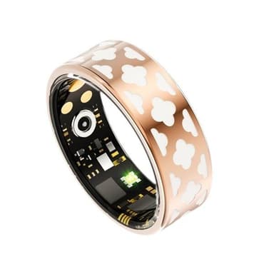 R10M Smart Ring unen ja sykkeen seurannalla Koko 8