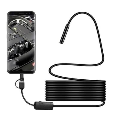 3in1 8mm HD Tarkastuskamera - Kova 10m Kaapeli