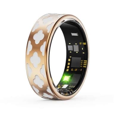 R10M Smart Ring unen ja sykkeen seurannalla Koko 8