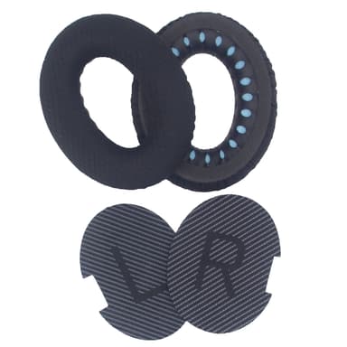 Vaihtokuulokkeet Bose QC35-, QC25- ja QC15-kuulokkeille Musta