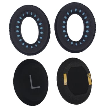 Vaihtokuulokkeet Bose QuietComfort 45 -kuulokkeille Musta