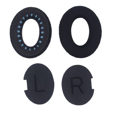 Vaihtokuulokkeet Bose QC35-, QC25- ja QC15-kuulokkeille Musta