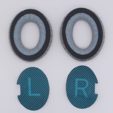 Vaihtokuulokkeet Bose QC35-, QC25- ja QC15-kuulokkeille Harmaa+sininen