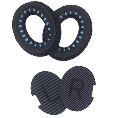 Vaihtokuulokkeet Bose QC35-, QC25- ja QC15-kuulokkeille Musta