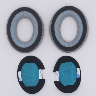 Vaihtokuulokkeet Bose QC35-, QC25- ja QC15-kuulokkeille Harmaa+sininen