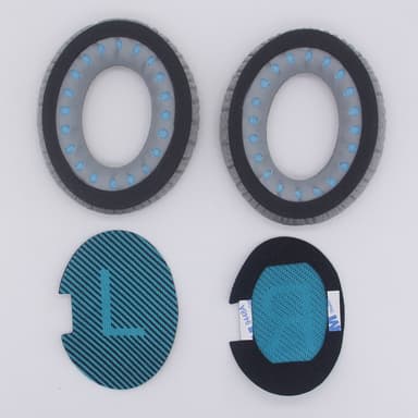 Vaihtokuulokkeet Bose QC35-, QC25- ja QC15-kuulokkeille Harmaa+sininen