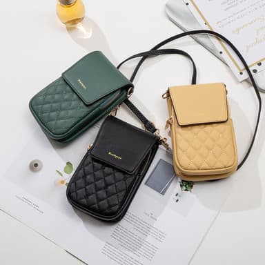Crossbody puhelinlaukku, olkalaukku, käsilaukku Musta
