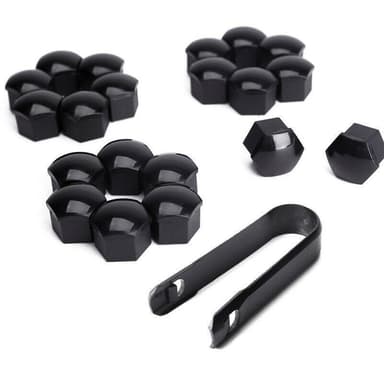 Pyörän mutterin suojus irrotustyökalulla, 20 kpl 19 mm