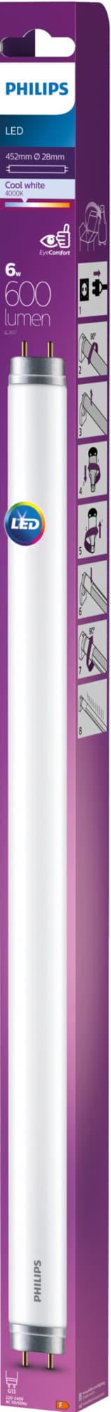Philips T8 LED valoputki 6 W G13 (viileä valkoinen)