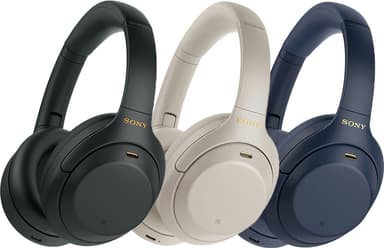Sony langattomat around-ear kuulokkeet WH-1000XM4 (musta)