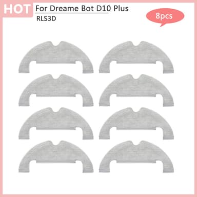 Moppiliina Dreame Bot D10 Plus/RLS3D/Z10 Pro/L10 Plus Harmaa