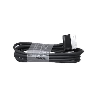 30-nastainen USB-kaapeli / latauskaapeli tietojen synkronointiin Musta 1 m