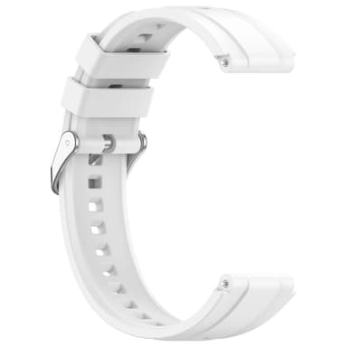 Silikoniranneke 18 mm Huawei GT4 46 mm/GT Runner/GT3 SE:lle Valkoinen