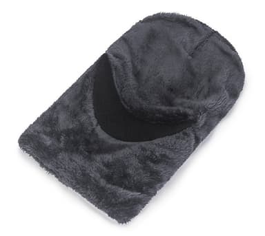 Unisex Balaclava - Neulottu kasvonaamio vetoketjulla ja hatulla Harmaa