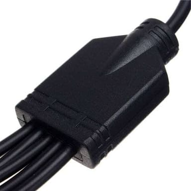 5in1 USB-kaapeli yhteensopiva Nintendo Wii U / 3DSXL / 3DS kanssa