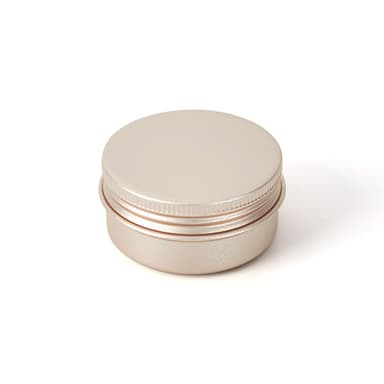 Alumiininen peltipurkki kierrekannella 10 ml 5 kpl Kulta