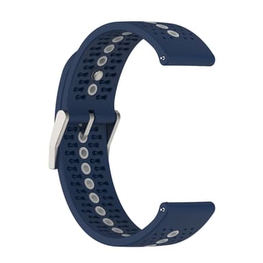 Värikäs kellohihna 22MM Suunto Race S -kelloon Sininen + harmaa