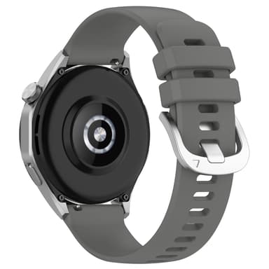 18 mm silikoniranneke Huawei Watch GT 4 41mm, Garmin Venu 3S, LG Watchille Harmaa