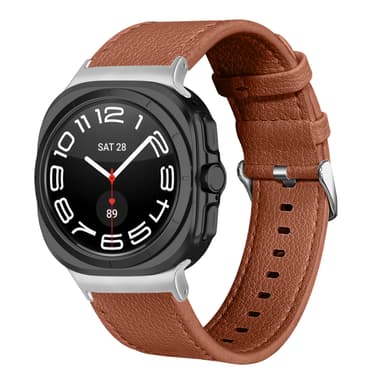 Kellon ranneke Samsung Watch 7 Ultra 47MM:lle kahvia
