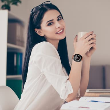Kellon ranneke Samsung Watch 7 Ultra 47MM:lle kahvia
