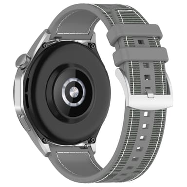 Kellon ranneke Samsung Galaxy Watchille ja Garmin 22mm Harmaa