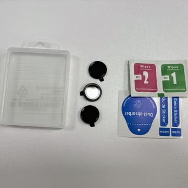 3-pakkaus linssisuoja iPhone 16:lle Musta iPhone 16 Pro/16 ProMax