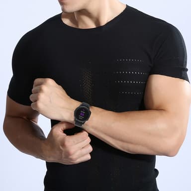 Silikonirannekello Garmin Fenix 7S/Garmin Instinct 2s/Garmin Fenix 6S 20mm Musta
