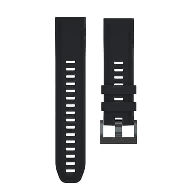 Silikonirannekello Garmin Fenix 7S/Garmin Instinct 2s/Garmin Fenix 6S 20mm Musta