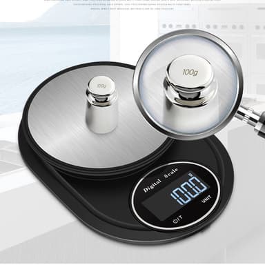 Elektroninen digitaalivaaka 5 kg, 0,1 g:n tarkkuus