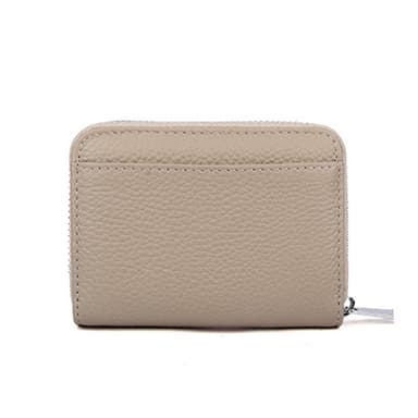 Nahkainen korttikotelo, RFID-estolompakko Khaki