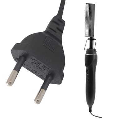 2-in-1 Tasasilitysrauta ja kiharrin Musta