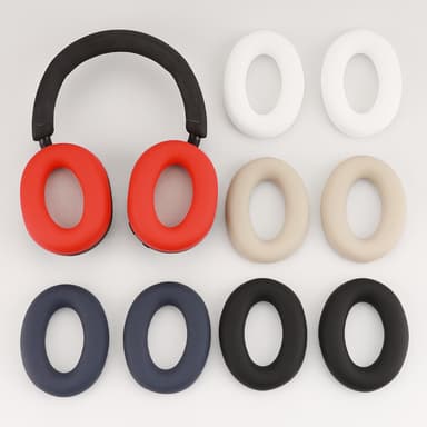 Silikoniset korvatyynyt, kuulosuojaimet Sony WH-1000XM 5:lle Denim sininen