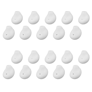 In-ear Silikoni-nappikuulokkeiden kärjen suojukset Samsung Galaxy S6/S7, Note5/Note7 Valkoinen