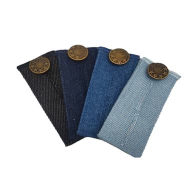 Vyötärön pidennysnapin pidennys farkkuihin 4 kpl 72x35x3 mm