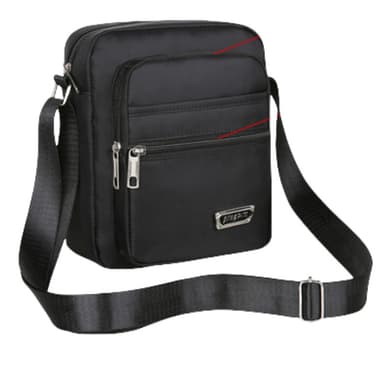 Nylon Crossbody laukku miehille Kuusi vetoketjua
