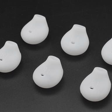 In-ear Silikoni-nappikuulokkeiden kärjen suojukset Samsung Galaxy S6/S7, Note5/Note7 Valkoinen