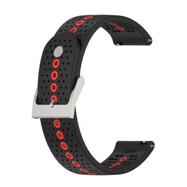 Värikäs kellohihna 22MM Suunto Race S -kelloon Sininen + harmaa