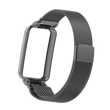 Ruostumattomasta teräksestä valmistettu kelloranneke Xiaomi Band 7 Prolle Musta