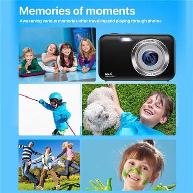 Digikamera 1080P, 44MP, 16x zoom, 2,4 tuuman näyttö Violetti
